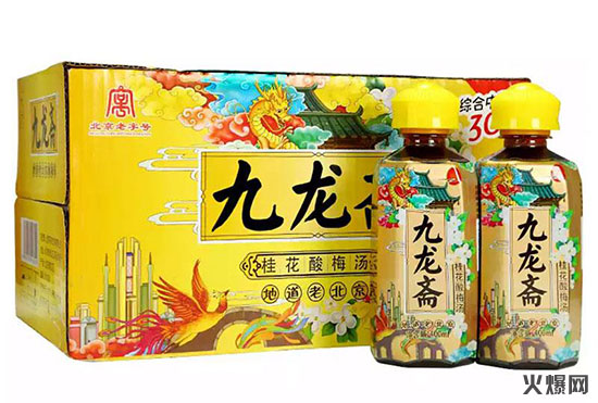 九龙斋塑料瓶桂花酸梅汤400mlx15瓶地道老北京饮料整箱批发代理 九龙斋塑料瓶桂花酸梅汤400mlx15瓶地道老北京饮料整箱批发代理