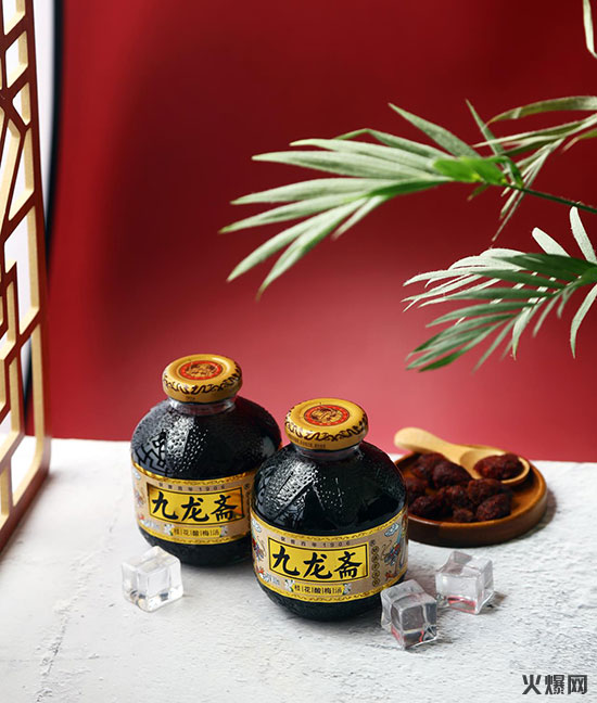 九龙斋桂花酸梅汤玻璃瓶300ml地道老北京风味夏季解腻饮品批发代理 九龙斋桂花酸梅汤玻璃瓶300ml地道老北京风味夏季解腻饮品批发代理